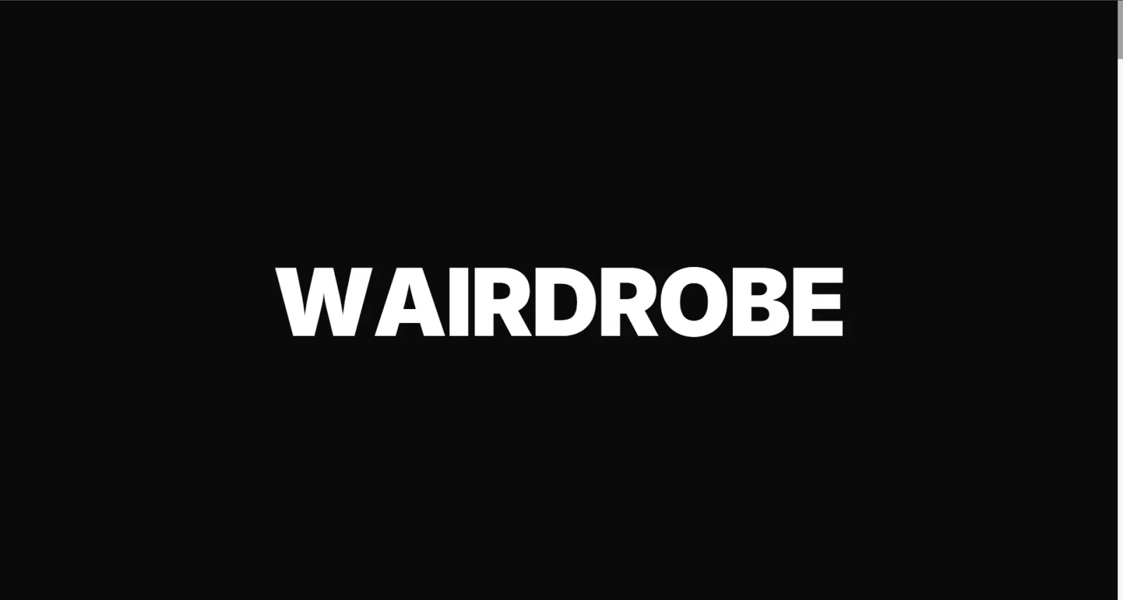 WaiRdrobe (Concept)