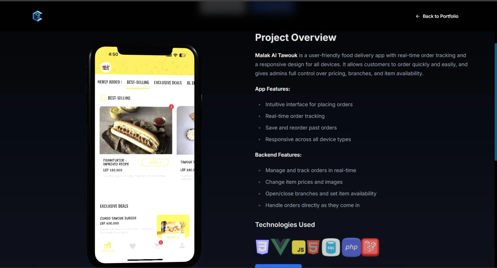 Code SARL screenshot