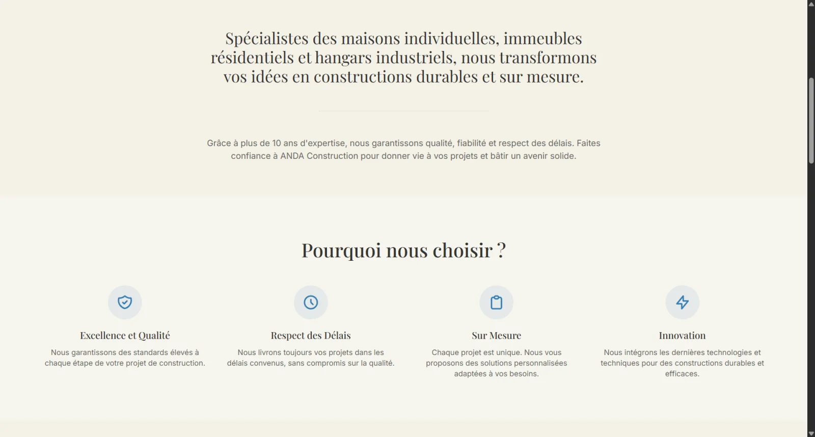 ANDA Construction screenshot